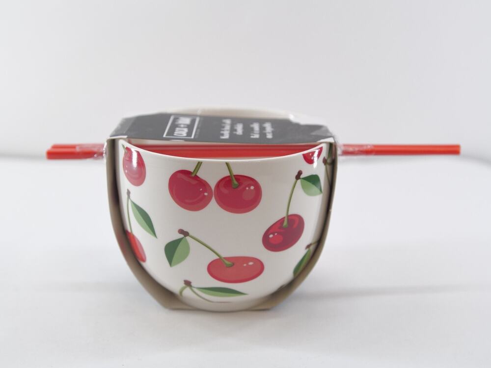 Coco + Lala Premium Collection Ramen Noodle Bowl with Chopsticks